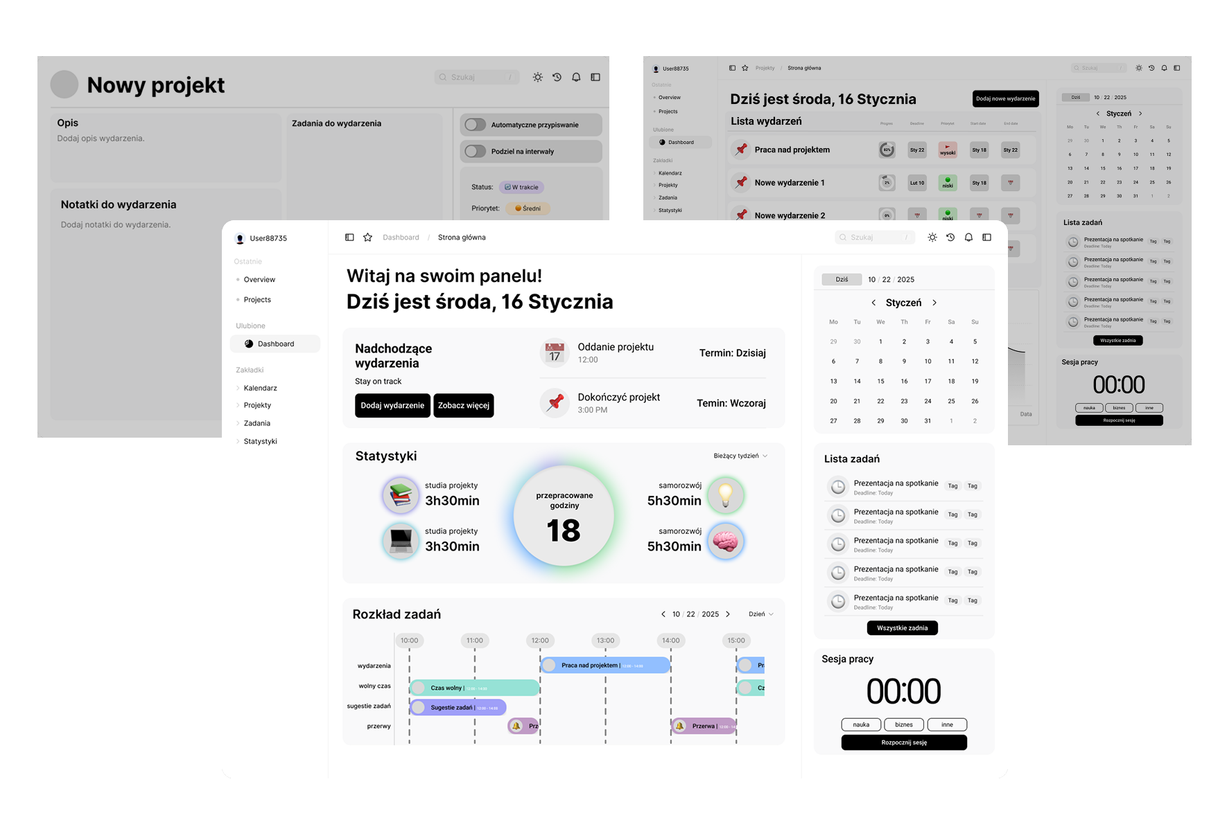 FocusFlow — Zarządzanie czasem i projektami z AI